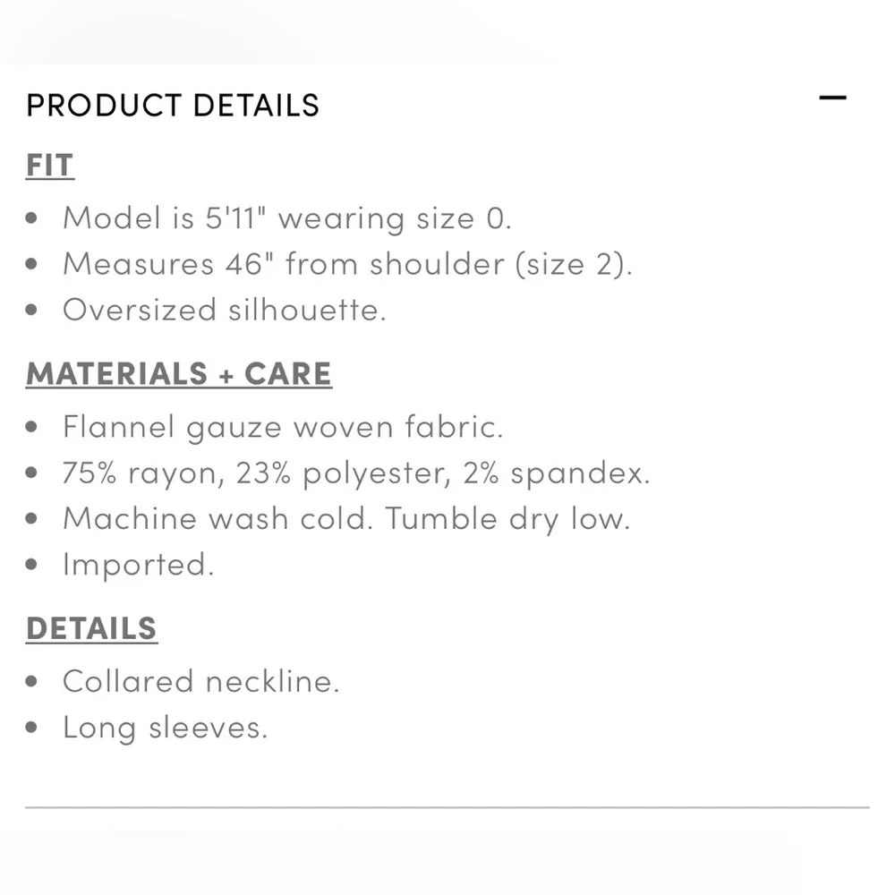 Torrid Flannel Gauze Oversized Shacket - Picture 4 of 9